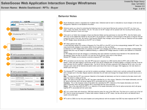 SalesGoose Wireframe Mobile